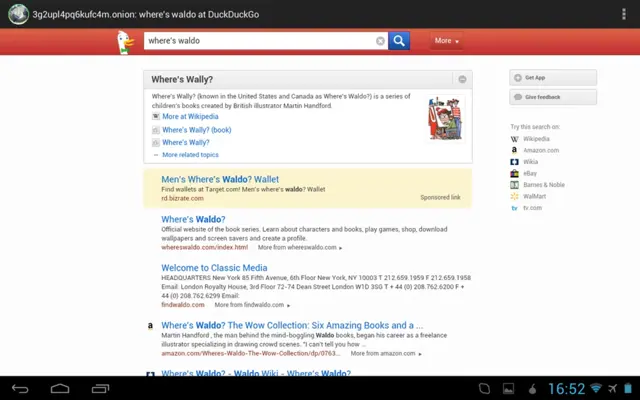 Orweb Private Web Browser android App screenshot 3